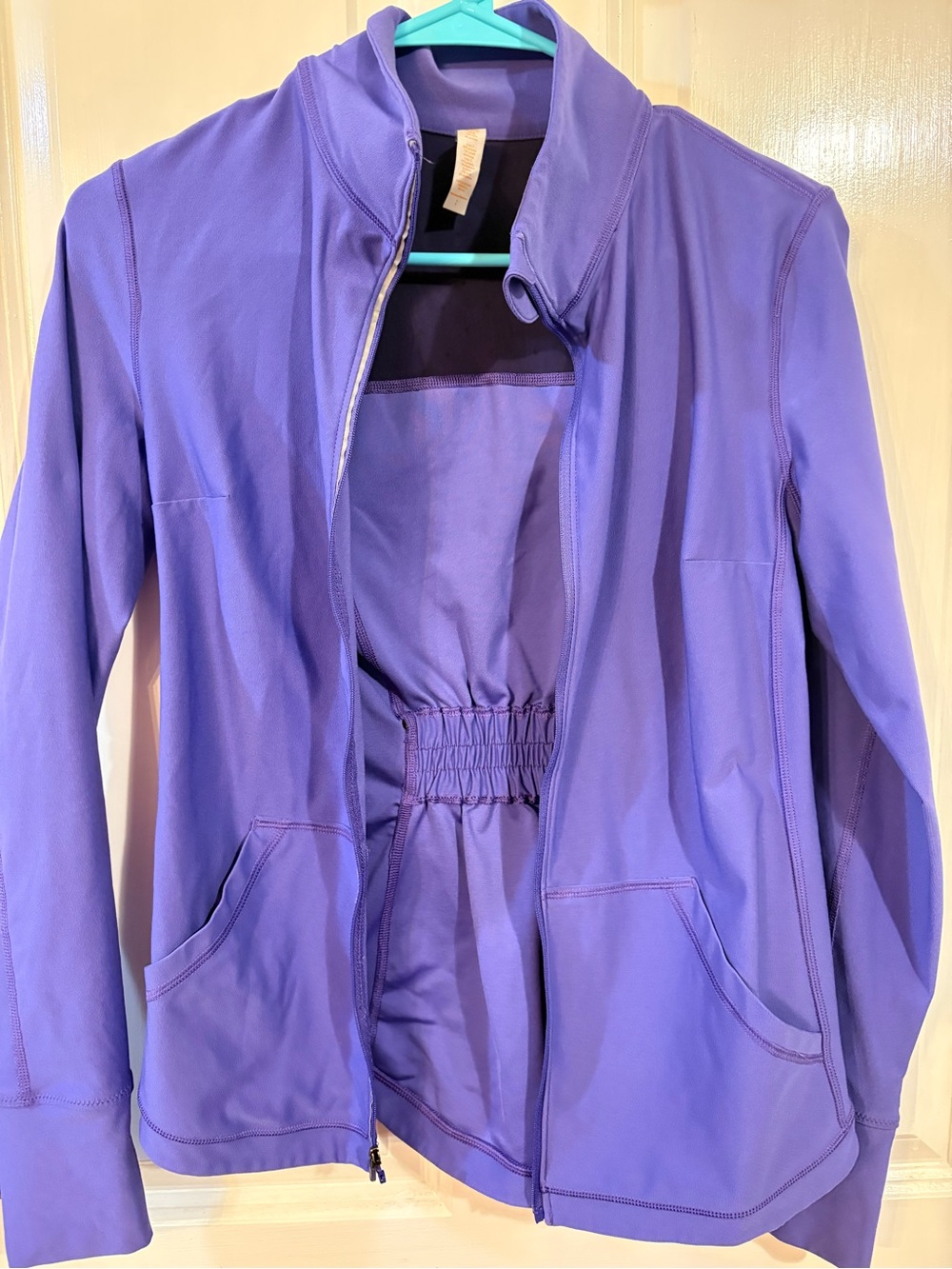 Lucy Purple Zip-Front Utility Jacket